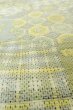 画像9: P0409D 女性用 紬  十日町紬  シルク（正絹） 淡い青緑色,  花 【中古】【USED】【リサイクル】 ★★☆☆☆【P0409D】 (9)