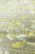 画像10: P0409D 女性用 紬  十日町紬  シルク（正絹） 淡い青緑色,  花 【中古】【USED】【リサイクル】 ★★☆☆☆【P0409D】 (10)