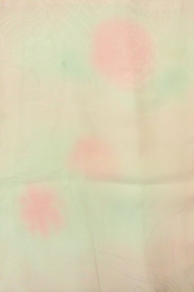 画像4: P0421A 女性用 襦袢   シルク（正絹） 淡い桃色,  ぼかし 【中古】【USED】【リサイクル】 ★★☆☆☆【P0421A】 (4)