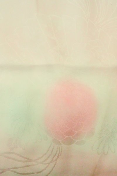 画像6: P0421A 女性用 襦袢   シルク（正絹） 淡い桃色,  ぼかし 【中古】【USED】【リサイクル】 ★★☆☆☆【P0421A】 (6)