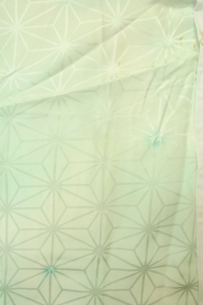 画像3: P0421B 女性用 襦袢   シルク（正絹） 淡い水色,  ぼかし 【中古】【USED】【リサイクル】 ★★☆☆☆【P0421B】 (3)