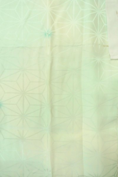 画像4: P0421B 女性用 襦袢   シルク（正絹） 淡い水色,  ぼかし 【中古】【USED】【リサイクル】 ★★☆☆☆【P0421B】 (4)