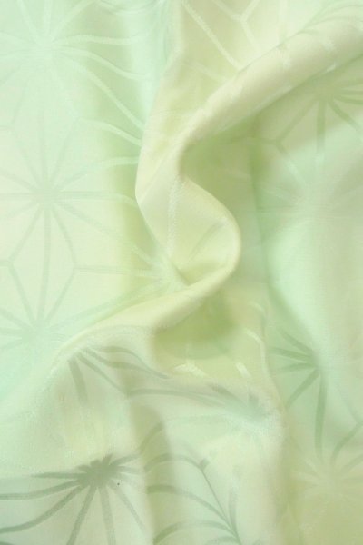 画像12: P0421B 女性用 襦袢   シルク（正絹） 淡い水色,  ぼかし 【中古】【USED】【リサイクル】 ★★☆☆☆【P0421B】 (12)