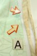画像14: P0421B 女性用 襦袢   シルク（正絹） 淡い水色,  ぼかし 【中古】【USED】【リサイクル】 ★★☆☆☆【P0421B】 (14)