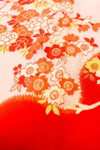 画像10: P0421E 女性用 襦袢   シルク（正絹） 薄い桃色,  桜 【中古】【USED】【リサイクル】 ★★☆☆☆【P0421E】 (10)