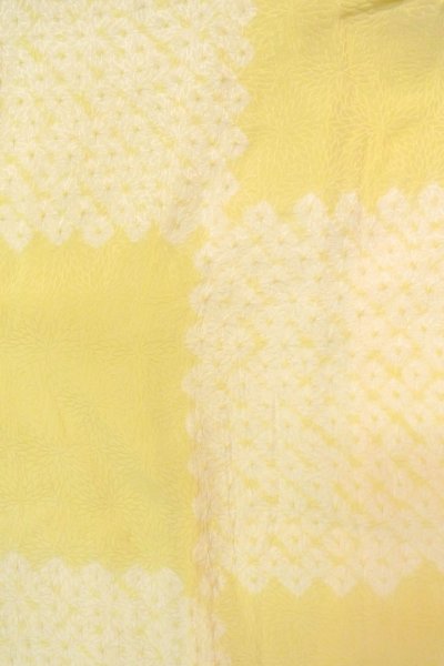 画像3: P0421G 女性用 襦袢   シルク（正絹） 淡い黄色,  四角 【中古】【USED】【リサイクル】 ★★☆☆☆【P0421G】 (3)