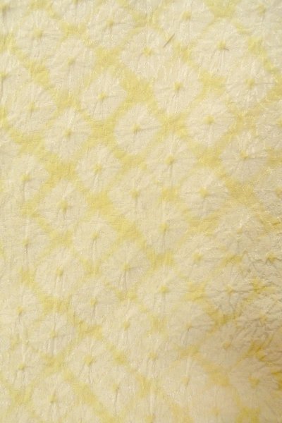 画像5: P0421G 女性用 襦袢   シルク（正絹） 淡い黄色,  四角 【中古】【USED】【リサイクル】 ★★☆☆☆【P0421G】 (5)