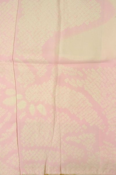 画像7: P0421H 女性用 襦袢   シルク（正絹） 淡い桃色,  抽象的模様 【中古】【USED】【リサイクル】 ★★☆☆☆【P0421H】 (7)