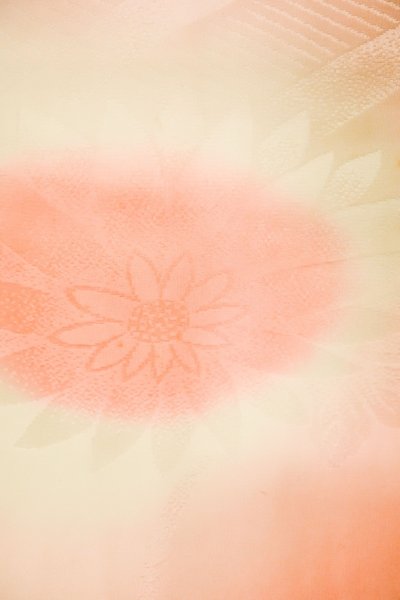 画像5: P0421L 女性用 襦袢   シルク（正絹） 淡い桃色,  ぼかし 【中古】【USED】【リサイクル】 ★★☆☆☆【P0421L】 (5)