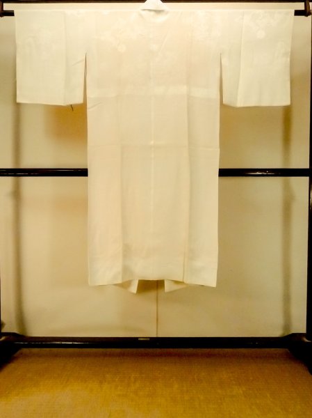 画像2: P0421M 女性用 襦袢   シルク（正絹） 白,  【中古】【USED】【リサイクル】 ★☆☆☆☆【P0421M】 (2)