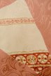 画像6: P0421R 女性用 襦袢   シルク（正絹） 薄い珊瑚色,  花 【中古】【USED】【リサイクル】 ★★★☆☆【P0421R】 (6)