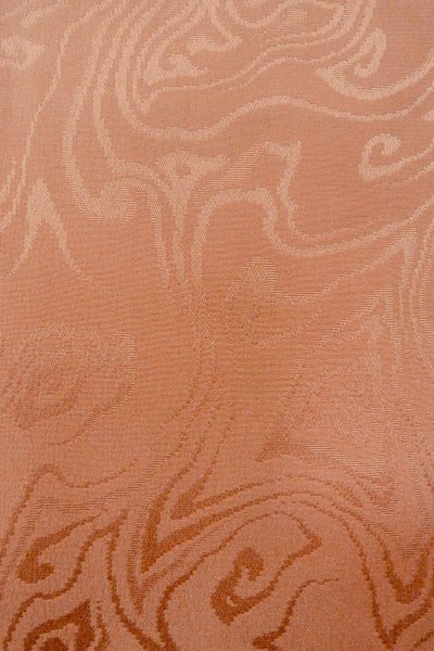 画像7: P0421R 女性用 襦袢   シルク（正絹） 薄い珊瑚色,  花 【中古】【USED】【リサイクル】 ★★★☆☆【P0421R】 (7)