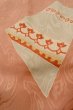 画像9: P0421R 女性用 襦袢   シルク（正絹） 薄い珊瑚色,  花 【中古】【USED】【リサイクル】 ★★★☆☆【P0421R】 (9)