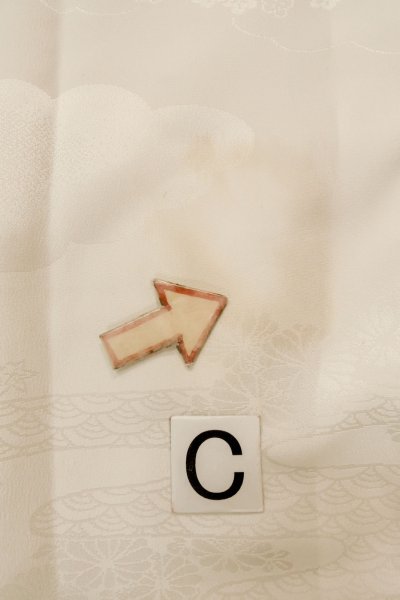画像16: P0421S 女性用 襦袢   化繊 白,  【中古】【USED】【リサイクル】 ★★☆☆☆【P0421S】 (16)