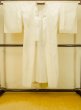 画像1: P0421T 女性用 襦袢   化繊 光沢のあるオフ　ホワイト,  【中古】【USED】【リサイクル】 ★★☆☆☆【P0421T】 (1)