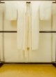 画像1: P0421X 女性用 女の子用長襦袢   シルク（正絹） 薄いアイボリー,  【中古】【USED】【リサイクル】 ★☆☆☆☆【P0421X】 (1)