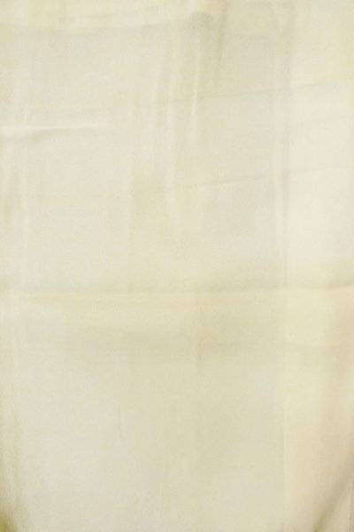 画像4: P0421X 女性用 女の子用長襦袢   シルク（正絹） 薄いアイボリー,  【中古】【USED】【リサイクル】 ★☆☆☆☆【P0421X】 (4)