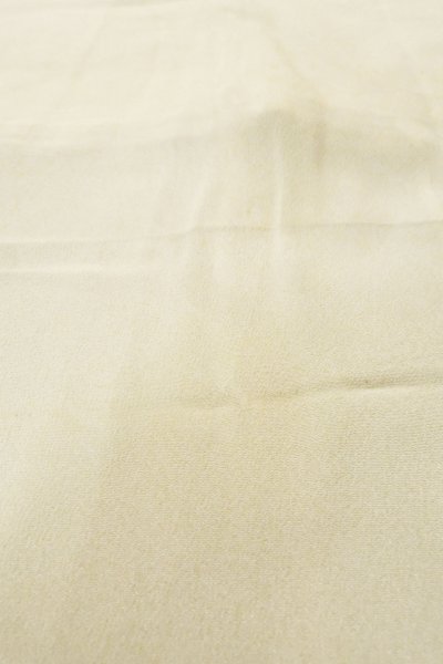 画像9: P0421X 女性用 女の子用長襦袢   シルク（正絹） 薄いアイボリー,  【中古】【USED】【リサイクル】 ★☆☆☆☆【P0421X】 (9)