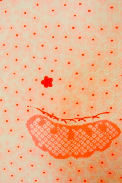 画像7: P0422B 女性用 襦袢   モスリン 淡い桃色,  桜 【中古】【USED】【リサイクル】 ★★★☆☆【P0422B】 (7)