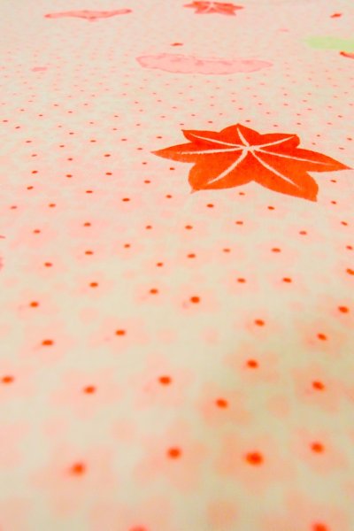 画像8: P0422B 女性用 襦袢   モスリン 淡い桃色,  桜 【中古】【USED】【リサイクル】 ★★★☆☆【P0422B】 (8)