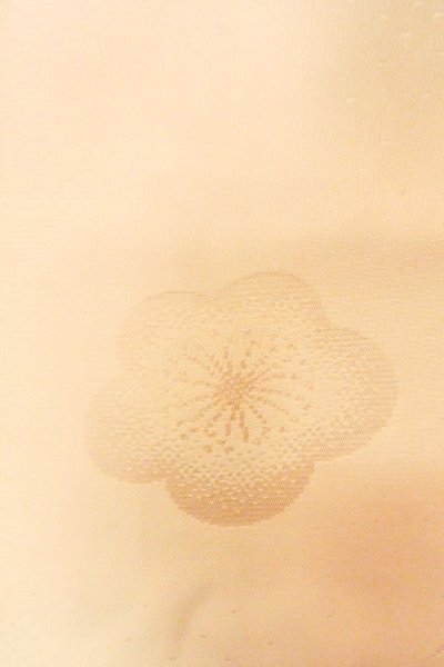 画像7: P0422D 女性用 襦袢   シルク（正絹） 淡い桃色,  梅 【中古】【USED】【リサイクル】 ★★☆☆☆【P0422D】 (7)