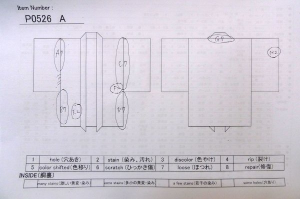 画像22: P0526A 男性用 羽織   シルク（正絹） 深い茶色,  松/松葉 【中古】【USED】【リサイクル】 ★☆☆☆☆【P0526A】 (22)