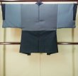 画像3: P0526B 男性用 羽織   シルク（正絹） 深い紺,  チェック柄 【中古】【USED】【リサイクル】 ★★★☆☆【P0526B】 (3)