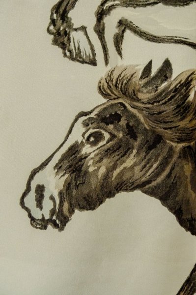 画像15: P0526D 男性用 羽織  大島紬  シルク（正絹） 深い藍,  亀甲 【中古】【USED】【リサイクル】 ★★★☆☆【P0526D】 (15)