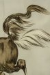 画像17: P0526D 男性用 羽織  大島紬  シルク（正絹） 深い藍,  亀甲 【中古】【USED】【リサイクル】 ★★★☆☆【P0526D】 (17)