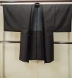 画像1: P0526F 男性用 羽織   シルク（正絹） 薄い黒,  【中古】【USED】【リサイクル】 ★★★☆☆【P0526F】 (1)