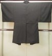 画像2: P0526M 男性用 羽織   シルク（正絹） 黒,  山 【中古】【USED】【リサイクル】 ★★★★☆【P0526M】 (2)