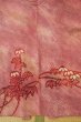 画像3: P0526W 女性用 羽織   シルク（正絹） 茶色み橙色,  竹 【中古】【USED】【リサイクル】 ★★★☆☆【P0526W】 (3)