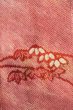 画像4: P0526W 女性用 羽織   シルク（正絹） 茶色み橙色,  竹 【中古】【USED】【リサイクル】 ★★★☆☆【P0526W】 (4)