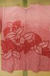 画像3: P0526X 女性用 羽織   シルク（正絹） 桃色,  葉 【中古】【USED】【リサイクル】 ★★★★☆【P0526X】 (3)