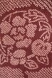 画像5: P0527C 女性用 羽織   シルク（正絹） 深い茶色,  花丸文 【中古】【USED】【リサイクル】 ★★★★☆【P0527C】 (5)