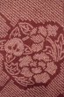 画像6: P0527C 女性用 羽織   シルク（正絹） 深い茶色,  花丸文 【中古】【USED】【リサイクル】 ★★★★☆【P0527C】 (6)