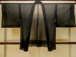 画像2: P0602T 女性用 羽織   シルク（正絹） 黒,  草 【中古】【USED】【リサイクル】 ★★★★☆【P0602T】 (2)