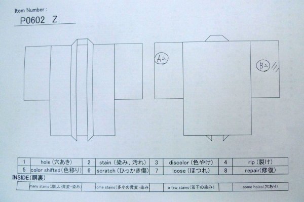 画像9: P0602Z 女性用 羽織   シルク（正絹） 黒,  花 【中古】【USED】【リサイクル】 ★★★☆☆【P0602Z】 (9)