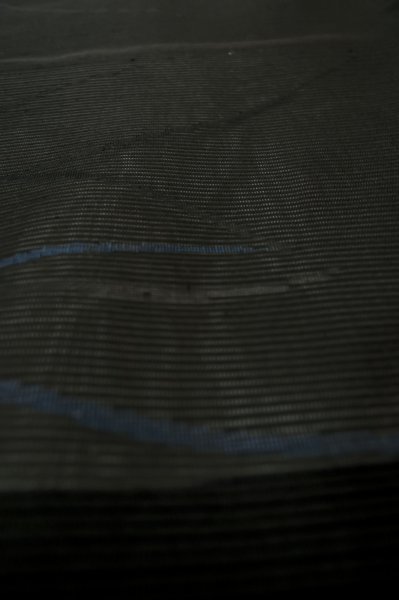 画像8: P0603B 女性用 羽織   シルク（正絹） 黒,  抽象的模様 【中古】【USED】【リサイクル】 ★★★☆☆【P0603B】 (8)