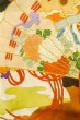 画像17: P0616B 女性用 振袖   シルク（正絹） 黒,  ぼたん 【中古】【USED】【リサイクル】 ★★☆☆☆【P0616B】 (17)
