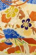 画像19: P0616B 女性用 振袖   シルク（正絹） 黒,  ぼたん 【中古】【USED】【リサイクル】 ★★☆☆☆【P0616B】 (19)