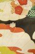 画像20: P0616B 女性用 振袖   シルク（正絹） 黒,  ぼたん 【中古】【USED】【リサイクル】 ★★☆☆☆【P0616B】 (20)