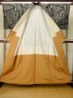 画像2: P0616K 女性用 紬  十日町紬  シルク（正絹） 黒,  流水 【中古】【USED】【リサイクル】 ★★★☆☆【P0616K】 (2)