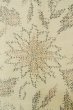 画像6: P0616L 女性用 紬  十日町紬  シルク（正絹） 薄いベージュ,  花 【中古】【USED】【リサイクル】 ★★★★☆【P0616L】 (6)