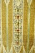 画像5: P0616R 女性用 紬   シルク（正絹） 深い山吹,  幾何学模様 【中古】【USED】【リサイクル】 ★★★☆☆【P0616R】 (5)
