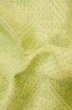 画像11: P0616U 女性用 紬   シルク（正絹） 黄緑色,  抽象的模様 【中古】【USED】【リサイクル】 ★★☆☆☆【P0616U】 (11)
