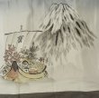 画像4: P0708A 男性用 羽織   シルク（正絹） 深い茶色み灰色,  亀甲 【中古】【USED】【リサイクル】 ★★☆☆☆【P0708A】 (4)