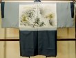 画像3: P0708E 男性用 羽織  大島紬  シルク（正絹） 藍,  亀甲 【中古】【USED】【リサイクル】 ★★★★☆【P0708E】 (3)