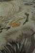 画像17: P0708F 男性用 羽織  大島紬  シルク（正絹） 深い紺,  幾何学模様 【中古】【USED】【リサイクル】 ★★★★☆【P0708F】 (17)