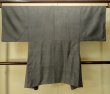 画像2: P0708I 男性用 羽織   シルク（正絹） 青み灰色,  抽象的模様 【中古】【USED】【リサイクル】 ★☆☆☆☆【P0708I】 (2)
